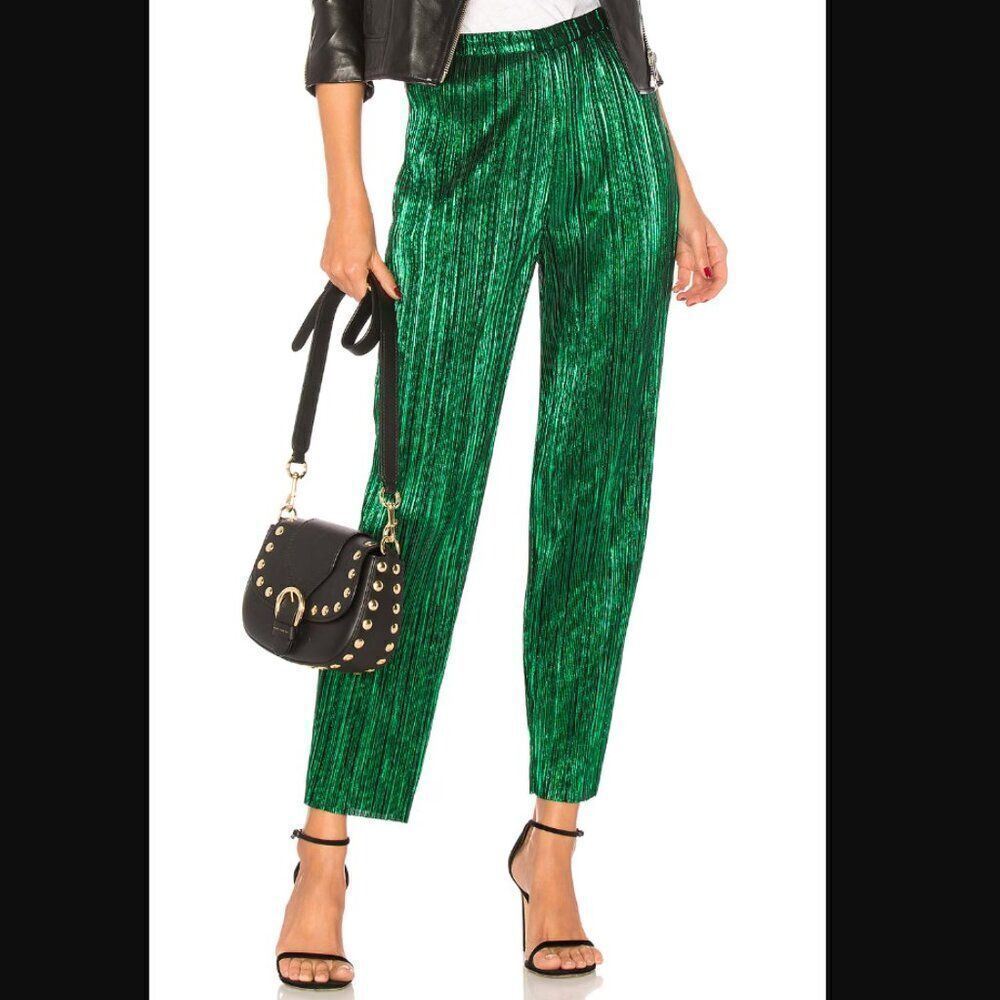 House of Harlow 1960 Green Pleated Pants